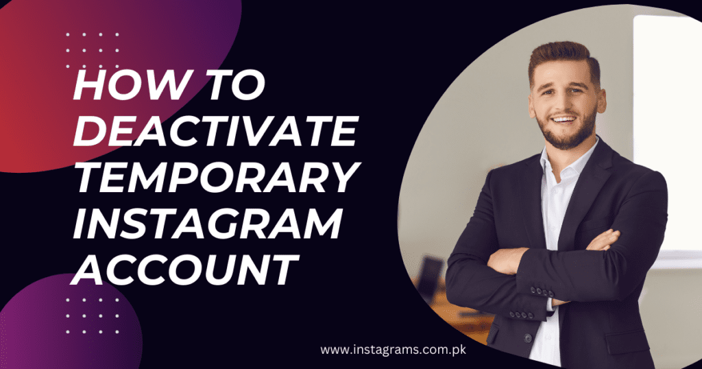 how to deactivate instagram