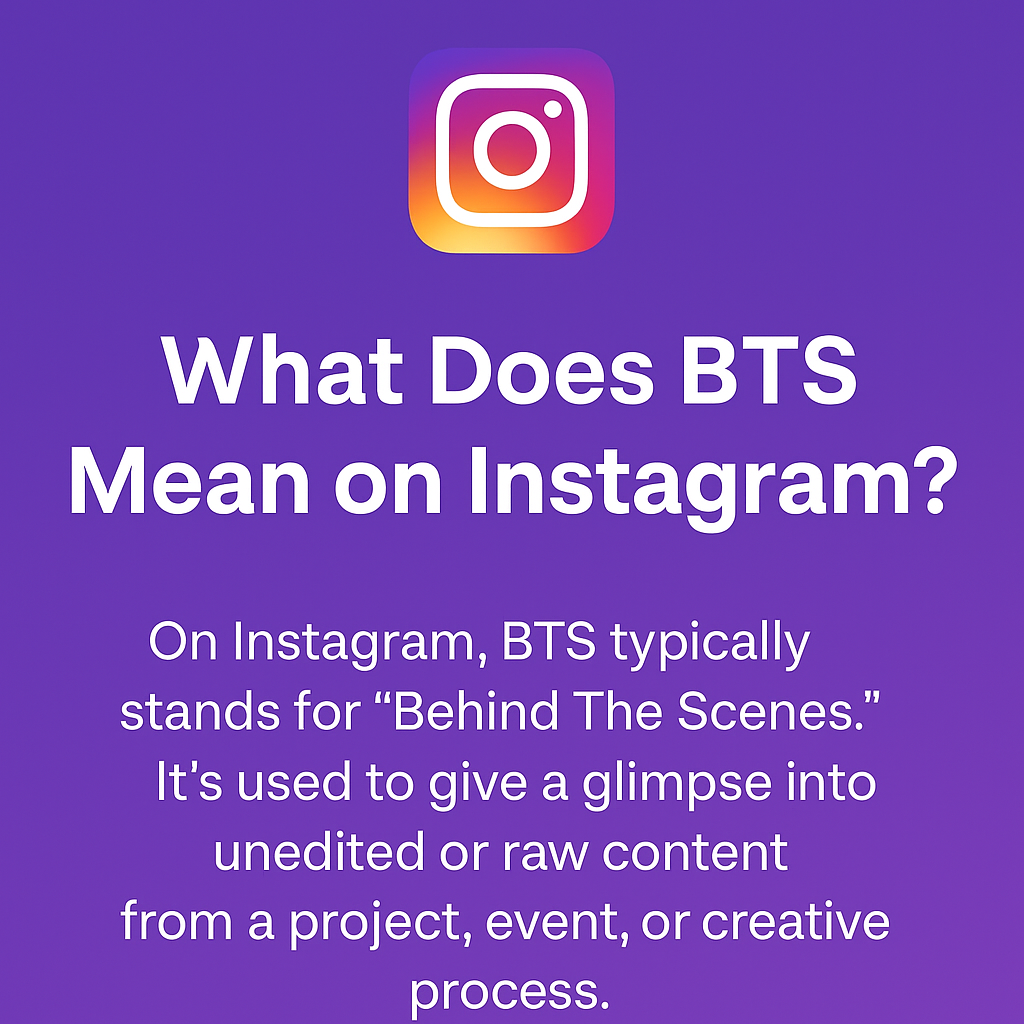 What Does BTS Mean on social media