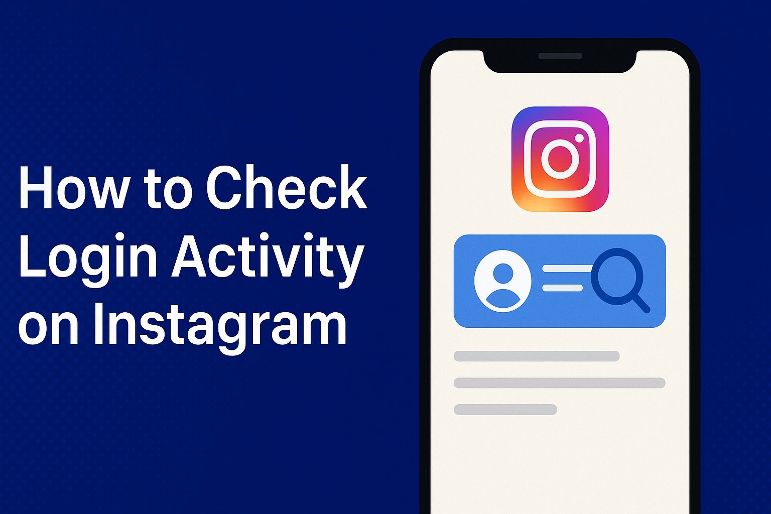 How To Check Login Activity On Instagram